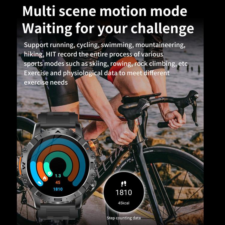 BH11 4G LTE Android 8.1 Smart Watch, 2GB+16GB, Unisoc 8541 Quad Core, Support Heart Rate / Blood Oxygen(Black Steel) by bashfashion