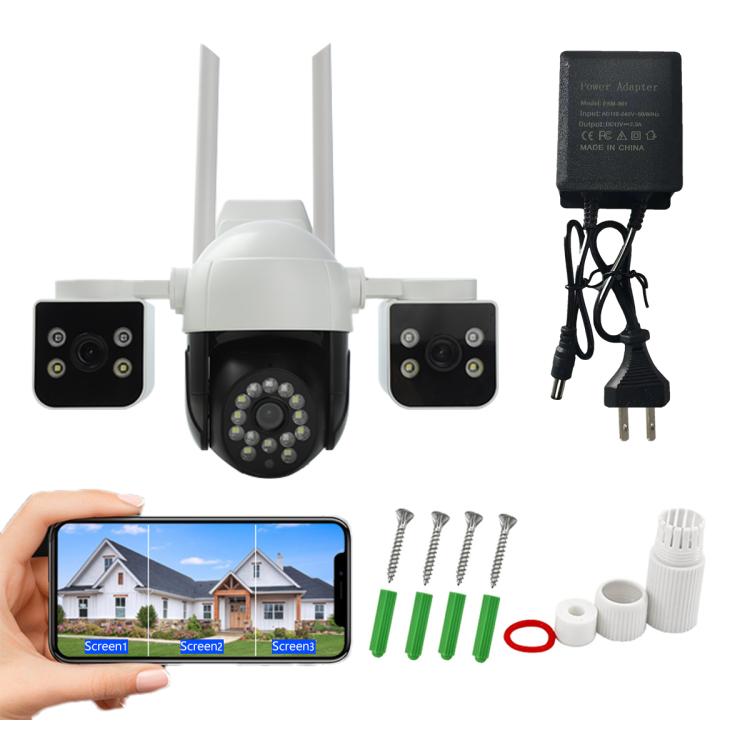 QX155 6MP Triple Camera SE Asia 4G Version Supports Humanoid Detection(UK Plug) by bashfashion