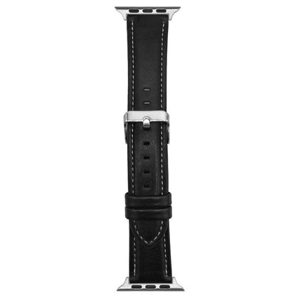 For Apple Watch 46mm / 49mm / 45mm / 44mm xDfind Crazy Horse Texture Leather Watch Band(Black) by xDfind