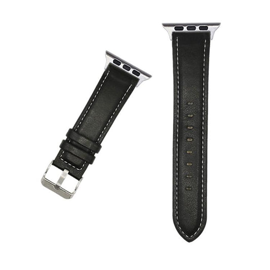 For Apple Watch 42mm / 41mm / 40mm / 38mm xDfind Crazy Horse Texture Leather Watch Band(Black) by xDfind