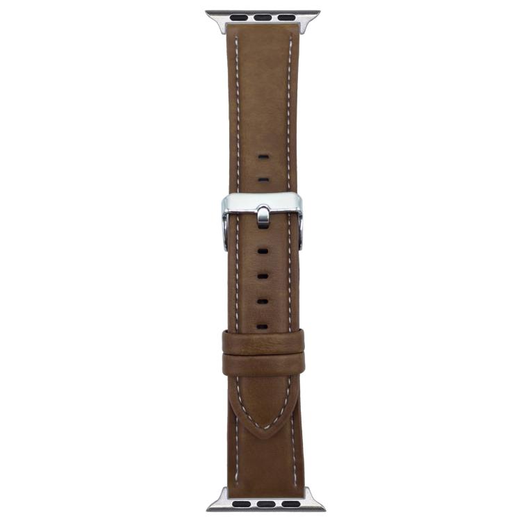 For Apple Watch 42mm / 41mm / 40mm / 38mm xDfind Crazy Horse Texture Leather Watch Band(Brown) by xDfind