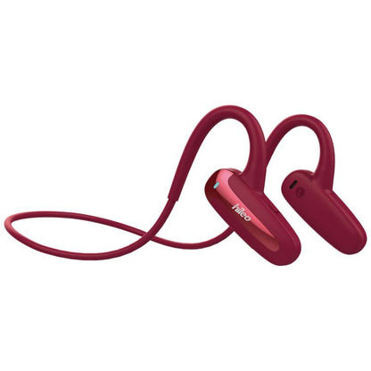 Hileo Hi70 Ear-Hook Sports Air Conduction Wireless Earphone(Dark Red) by Hileo