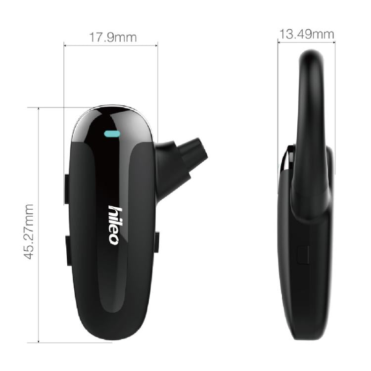 Hileo Hi70 Ear-Hook Sports Air Conduction Wireless Earphone(Dark Red) by Hileo