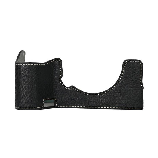 For Sony ILCE7RM5 / A7R5 Litchi Texture PU Leather Camera Half Case Base(Black) by bashfashion