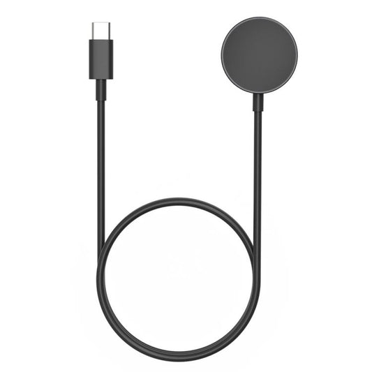 For Samsung Galaxy Watch Ultra / 7 / 6 / 5 Pro / 4 / 3 xDfind Aluminum Alloy Magnetic Charging Cable, Port:USB-C(Black) by xDfind