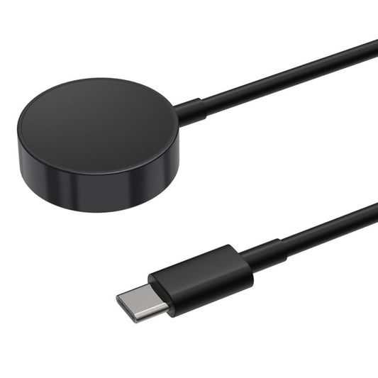 For Samsung Galaxy Watch Ultra / 7 / 6 / 5 Pro / 4 / 3 xDfind Aluminum Alloy Magnetic Charging Cable, Port:USB-C(Black) by xDfind