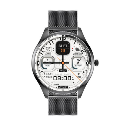 H77 1.43 inch AMOLED Screen Health & Fitness Smart Watch IP67 Waterproof Support BT Call(Grey) by bashfashion