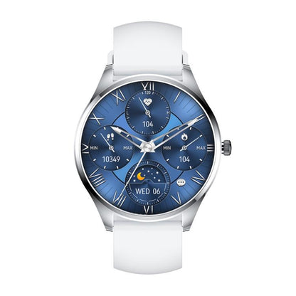 H77 1.43 inch AMOLED Screen Health & Fitness Smart Watch IP67 Waterproof Support BT Call(White) by bashfashion