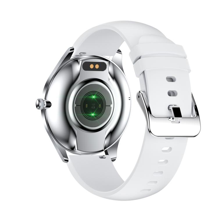 H77 1.43 inch AMOLED Screen Health & Fitness Smart Watch IP67 Waterproof Support BT Call(White) by bashfashion