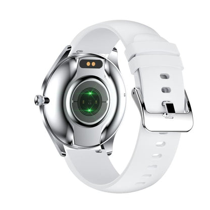 H77 1.43 inch AMOLED Screen Health & Fitness Smart Watch IP67 Waterproof Support BT Call(White) by bashfashion