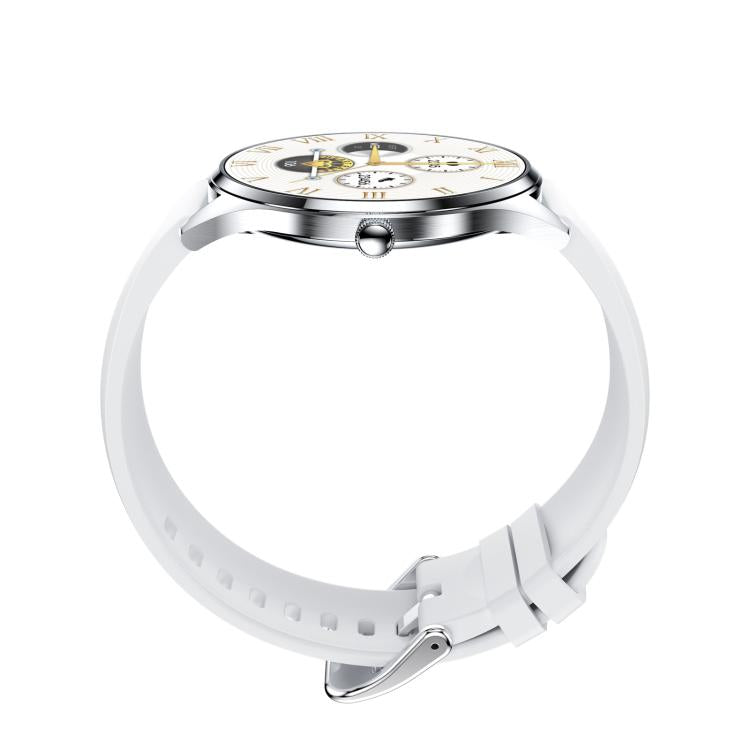 H77 1.43 inch AMOLED Screen Health & Fitness Smart Watch IP67 Waterproof Support BT Call(White) by bashfashion