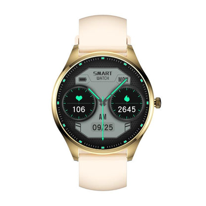 H77 1.43 inch AMOLED Screen Health & Fitness Smart Watch IP67 Waterproof Support BT Call(Beige) by bashfashion