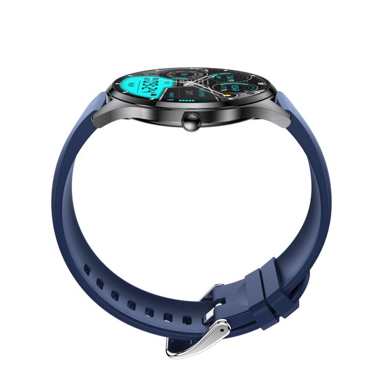 H77 1.43 inch AMOLED Screen Health & Fitness Smart Watch IP67 Waterproof Support BT Call(Blue) by bashfashion
