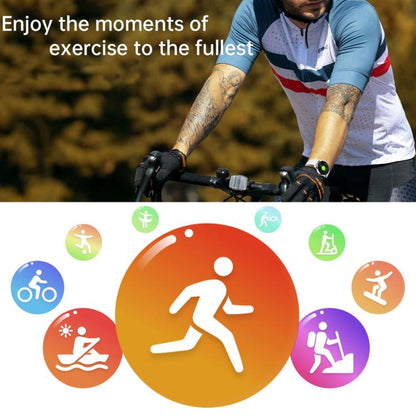 H77 1.43 inch AMOLED Screen Health & Fitness Smart Watch IP67 Waterproof Support BT Call(Blue) by bashfashion