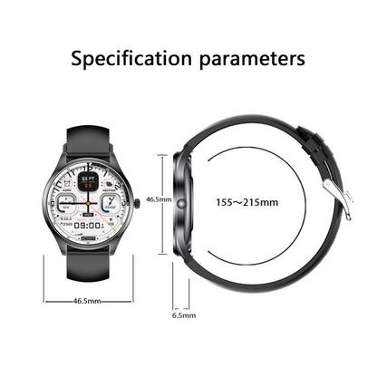 H77 1.43 inch AMOLED Screen Health & Fitness Smart Watch IP67 Waterproof Support BT Call(Blue) by bashfashion