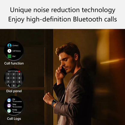 H77 1.43 inch AMOLED Screen Health & Fitness Smart Watch IP67 Waterproof Support BT Call(Grey) by bashfashion