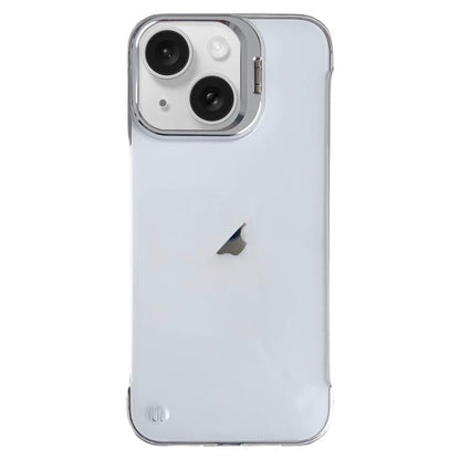 For iPhone 14 / 13 Ultra-thin Transparent Frameless Lens Holder Phone Case by bashfashion