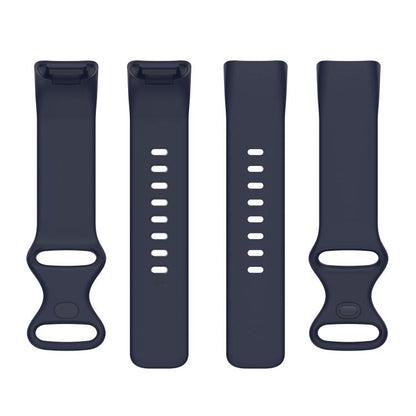 For Fitbit Charge 6 / 5 xDfind Silicone Watch Band, Size:S(Dark Blue) by xDfind
