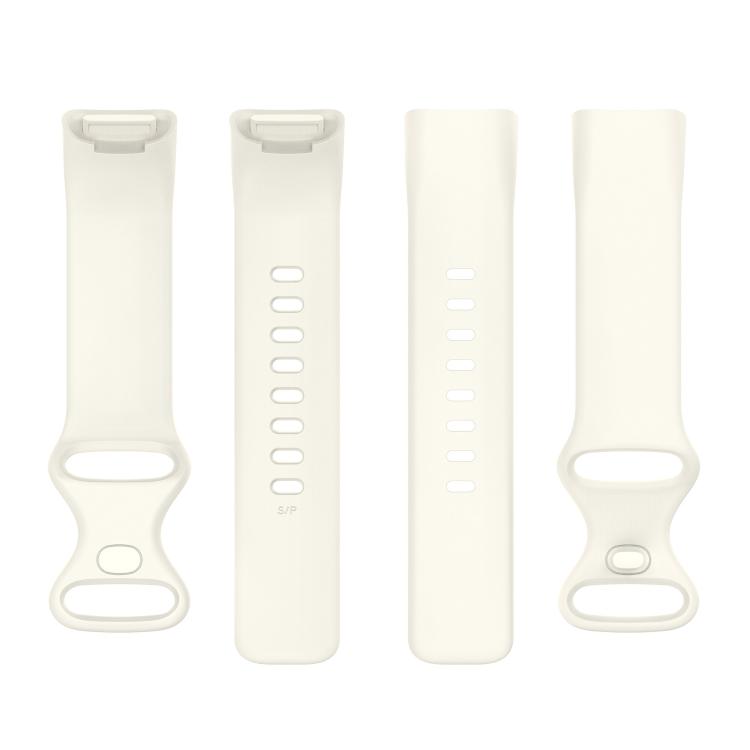 For Fitbit Charge 6 / 5 xDfind Silicone Watch Band, Size:S(Apricot) by xDfind