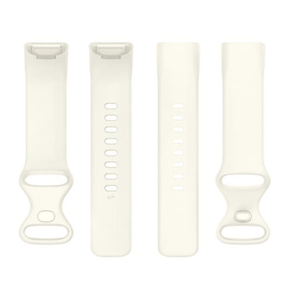 For Fitbit Charge 6 / 5 xDfind Silicone Watch Band, Size:S(Apricot) by xDfind