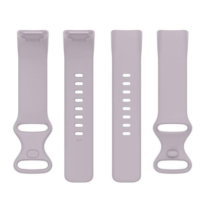 For Fitbit Charge 6 / 5 xDfind Silicone Watch Band, Size:S(Lavender Purple) by xDfind