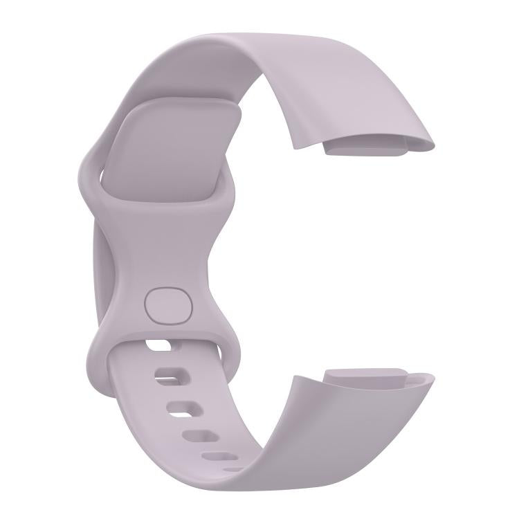 For Fitbit Charge 6 / 5 xDfind Silicone Watch Band, Size:S(Lavender Purple) by xDfind