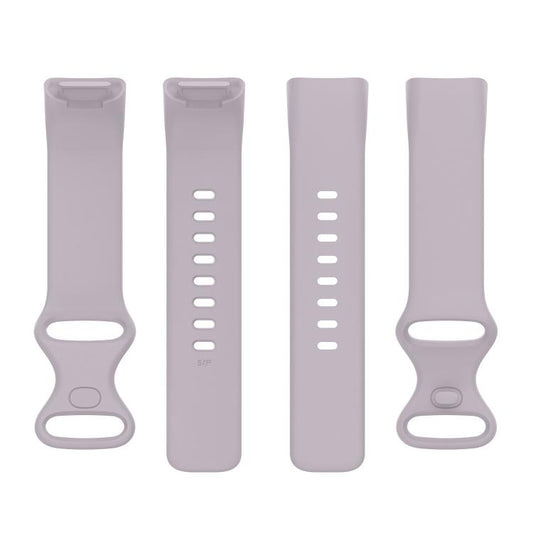 For Fitbit Charge 6 / 5 xDfind Silicone Watch Band, Size:L(Lavender Purple) by xDfind