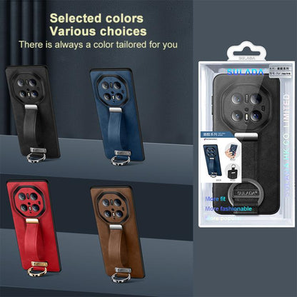 For Huawei Mate 70 RS Ultimate SULADA PC Hybrid Leather Texture Skin Feel Precise Hole Phone Case(Black) by SULADA