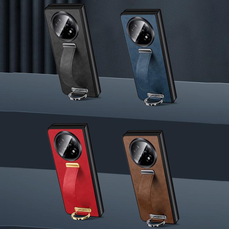 For OPPO Find N5 SULADA PC Hybrid Leather Texture Skin Feel Shockproof Phone Case(Black) by SULADA