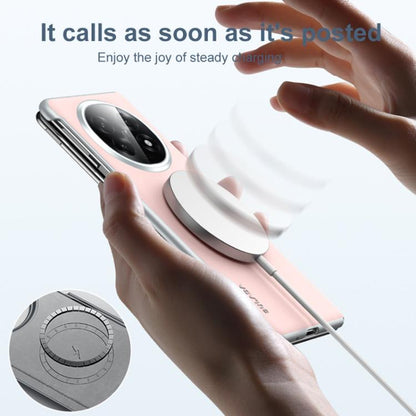 For OPPO Find N5 SULADA Skin Feel Liquid Leather Shockproof Phone Case(Black) by SULADA