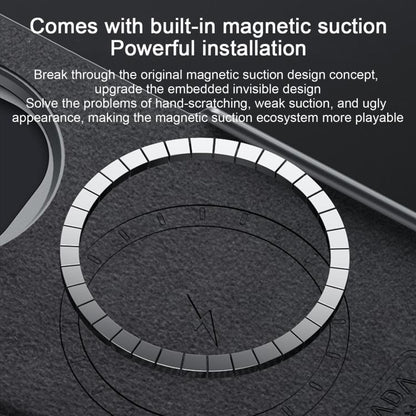 For OPPO Find N5 SULADA Frameless Top Layer Cowhide Leather Hybrid PC Phone Case(Black) by SULADA