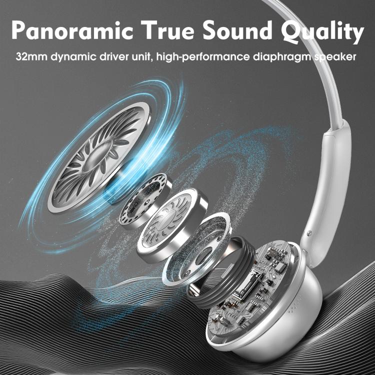 ONIKUMA GT820 Head-mounted Wireless Bluetooth Headphone(Silver) by ONIKUMA