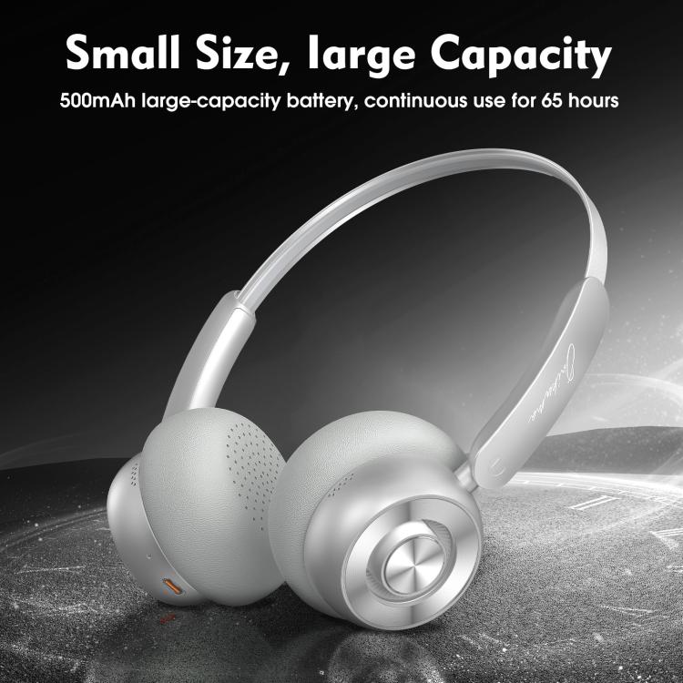 ONIKUMA GT820 Head-mounted Wireless Bluetooth Headphone(Silver) by ONIKUMA