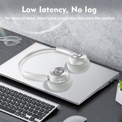 ONIKUMA GT820 Head-mounted Wireless Bluetooth Headphone(Silver) by ONIKUMA