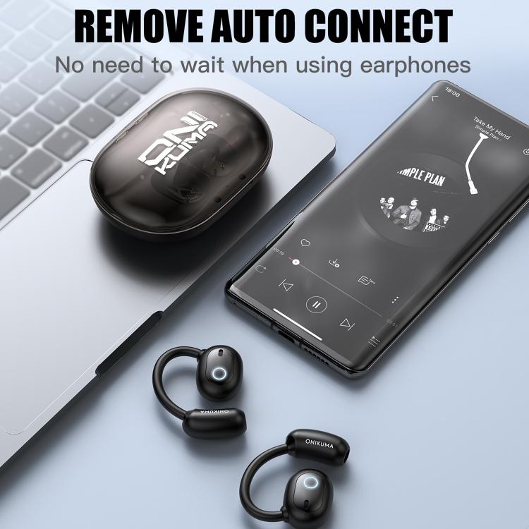 ONIKUMA T25 Sport Wireless Bluetooth Earphone(Black) by ONIKUMA