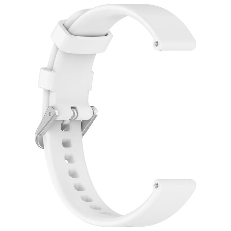 For Garmin Lily 2 xDfind Quick Release Silver Buckle Silicone Watch Band Wristband(White) by xDfind