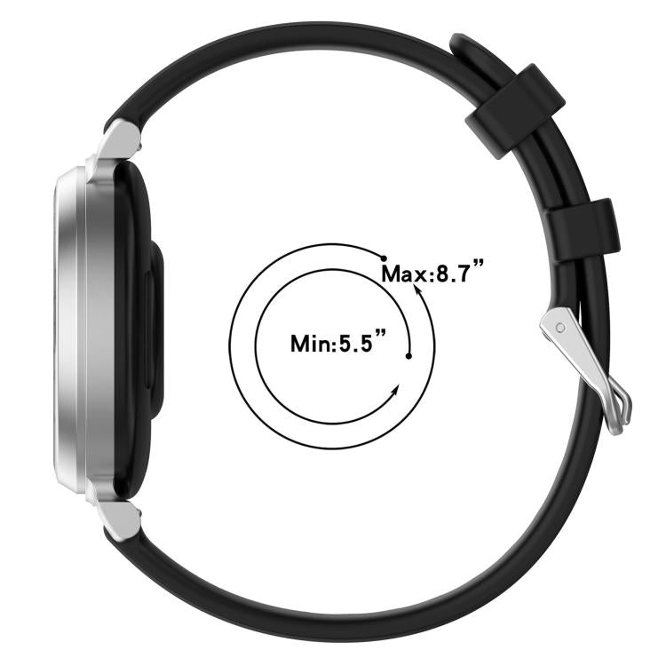 For Garmin Lily 2 xDfind Quick Release Silver Buckle Silicone Watch Band Wristband(White) by xDfind