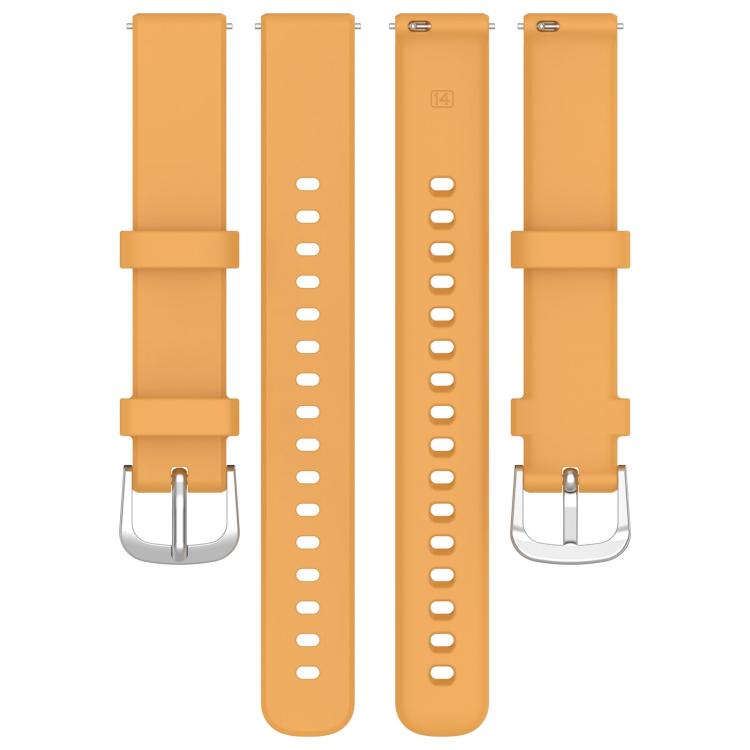 For Garmin Lily 2 xDfind Quick Release Silver Buckle Silicone Watch Band Wristband(White) by xDfind
