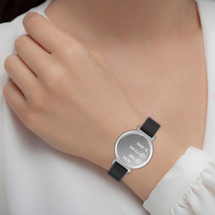 For Garmin Lily 2 xDfind Quick Release Silver Buckle Silicone Watch Band Wristband(White) by xDfind