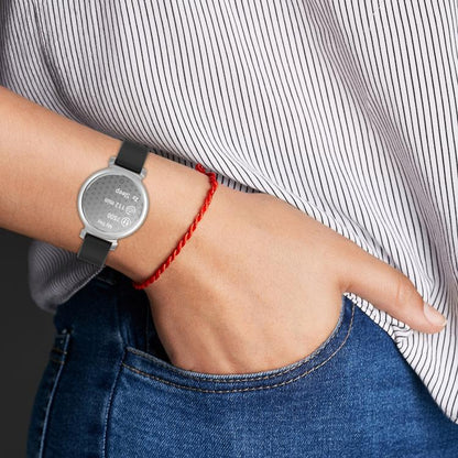 For Garmin Lily 2 xDfind Quick Release Silver Buckle Silicone Watch Band Wristband(White) by xDfind