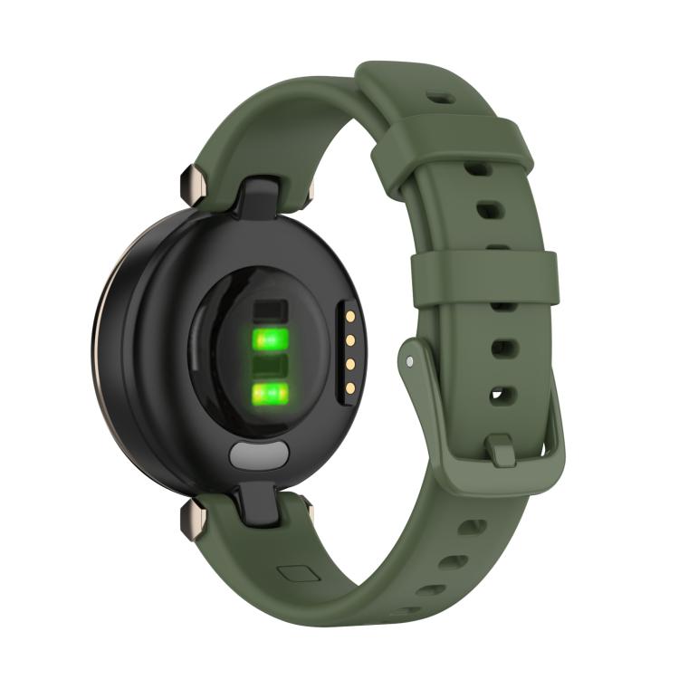 For Garmin Lily xDfind Silicone Watch Band with Dismantling Tools(Dark Green) by xDfind