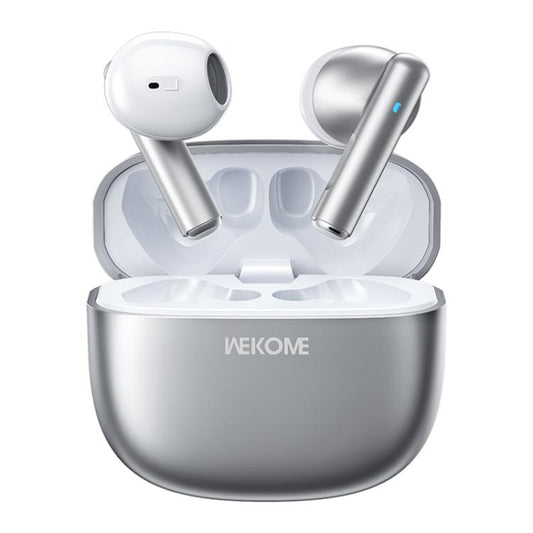 WK WS-19 Kinvoice Series Metal TWS Wireless Earbuds(Silver) by WK