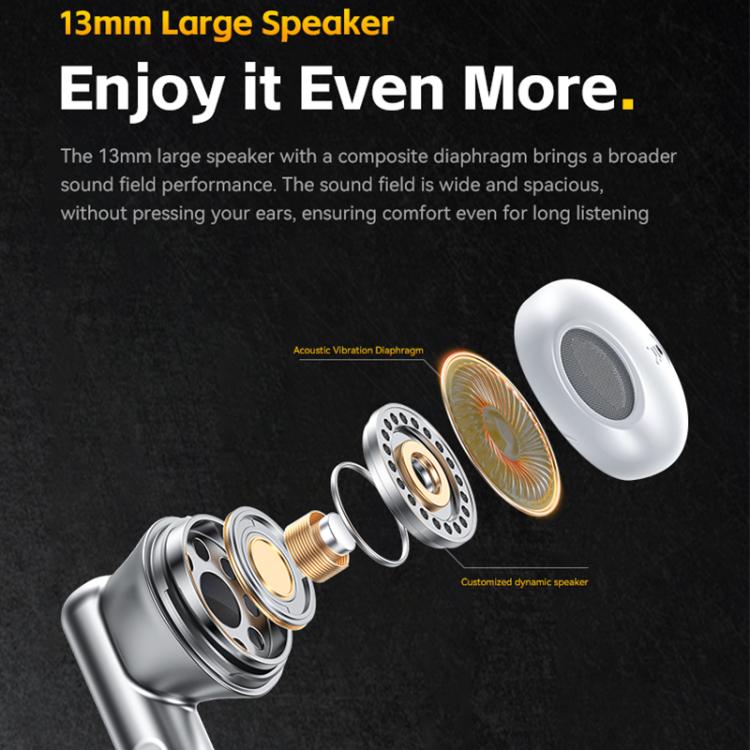 WK WS-19 Kinvoice Series Metal TWS Wireless Earbuds(Tarnish) by WK