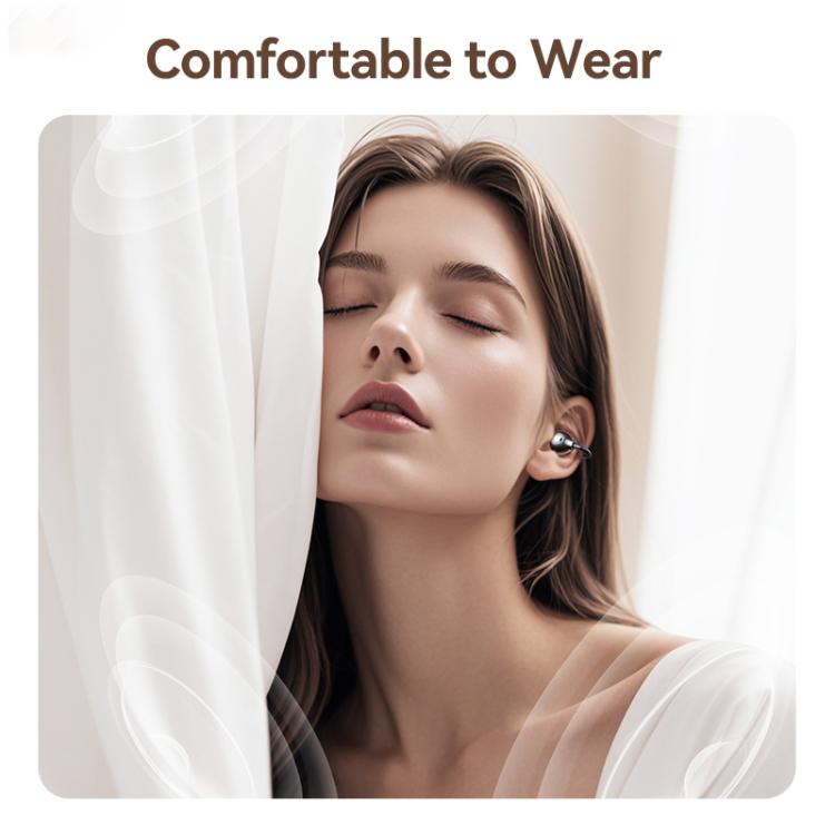 USAMS Echo R02 Clip-On Wireless Bluetooth Earphones(Tarnish) by USAMS