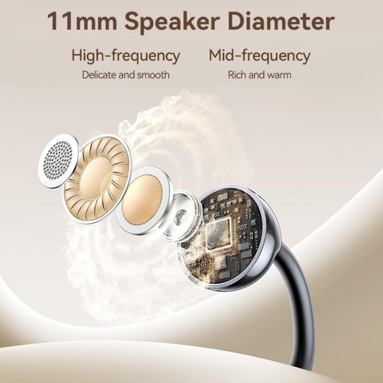 USAMS Echo R02 Clip-On Wireless Bluetooth Earphones(Tarnish) by USAMS