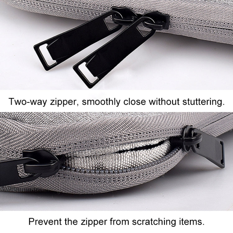 ND01D Felt Sleeve Protective Case Carrying Bag for 13.3 inch Laptop(Black) by bashfashion