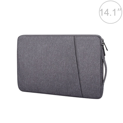 ND01D Felt Sleeve Protective Case Carrying Bag for 14.1 inch Laptop(Dark Grey) by bashfashion