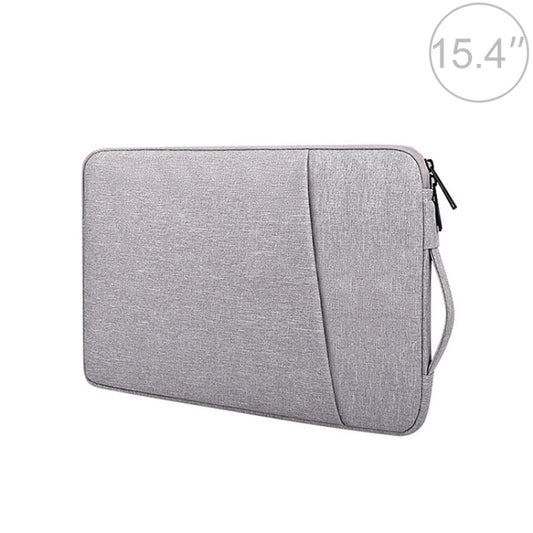 ND01D Felt Sleeve Protective Case Carrying Bag for 15.4 inch Laptop(Grey) by bashfashion