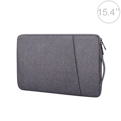 ND01D Felt Sleeve Protective Case Carrying Bag for 15.4 inch Laptop(Dark Grey) by bashfashion