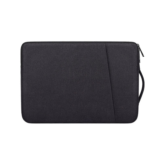 ND01D Felt Sleeve Protective Case Carrying Bag for 15.4 inch Laptop(Black) by bashfashion
